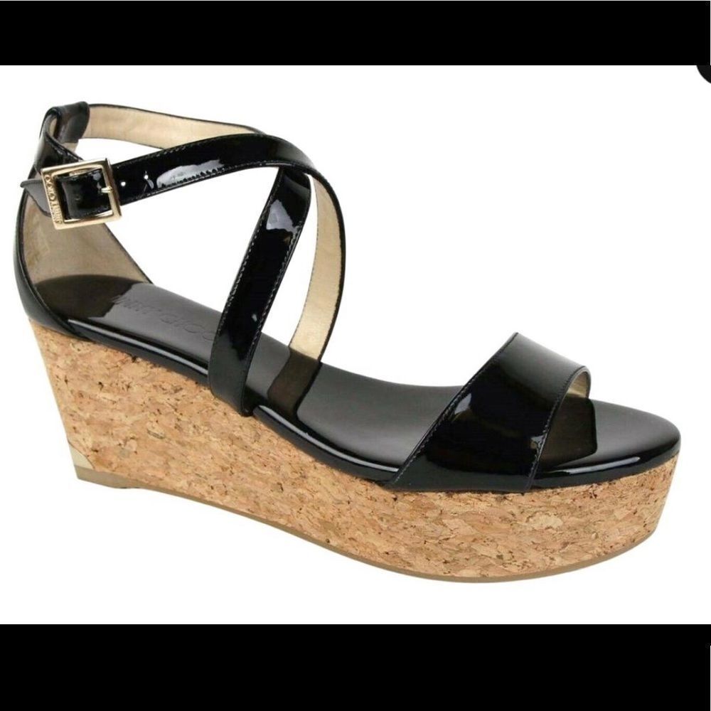 New jimmy choo Platform wedges sandals